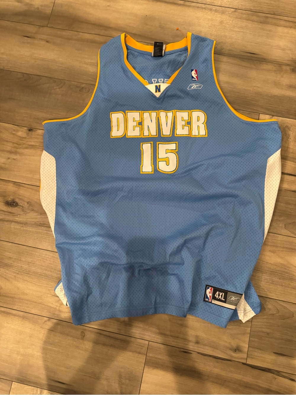Vintage Reebok  NBA Denver Nuggets Carmelo Anthony Jersey
Size: 4XL